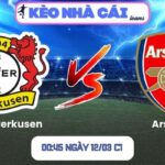 Soi kèo Bayer Leverkusen vs Arsenal (00:45 ngày 12/03, C1)